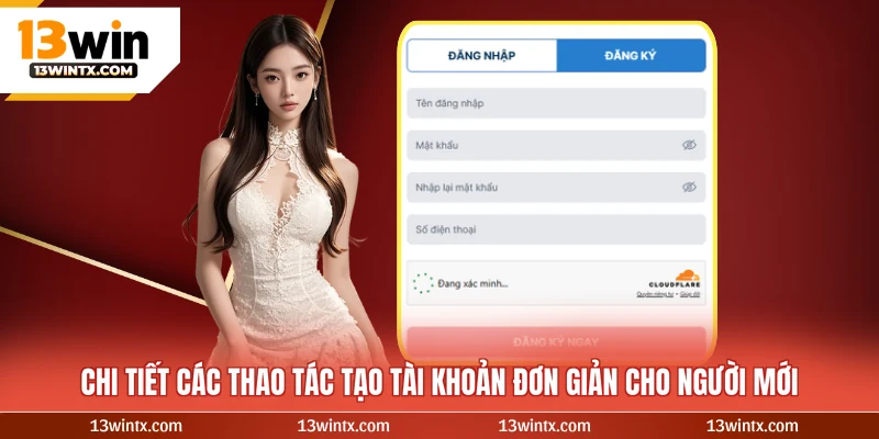 Chi tiết các thao tác tạo tài khoản đơn giản cho người mới