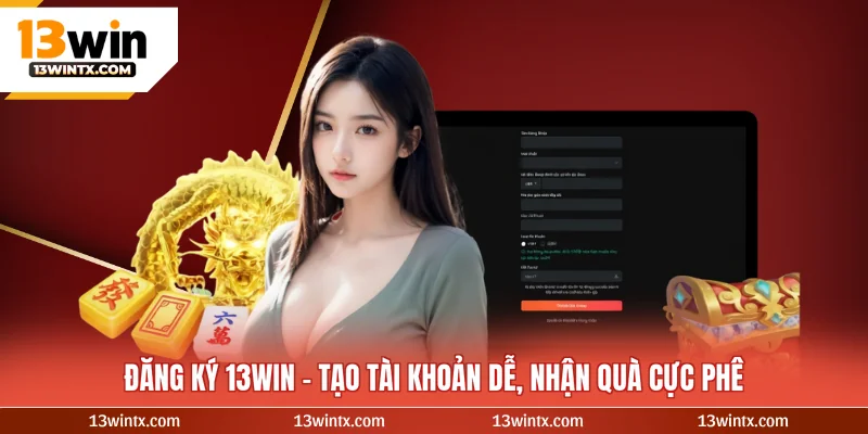 Đăng Ký 13WIN – Tạo Tài Khoản Dễ, Nhận Quà Cực Phê