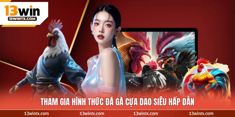Tham gia hình thức đá gà cựa dao siêu hấp dẫn